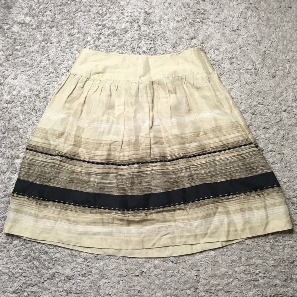 Alfani linen and silk petite skirt